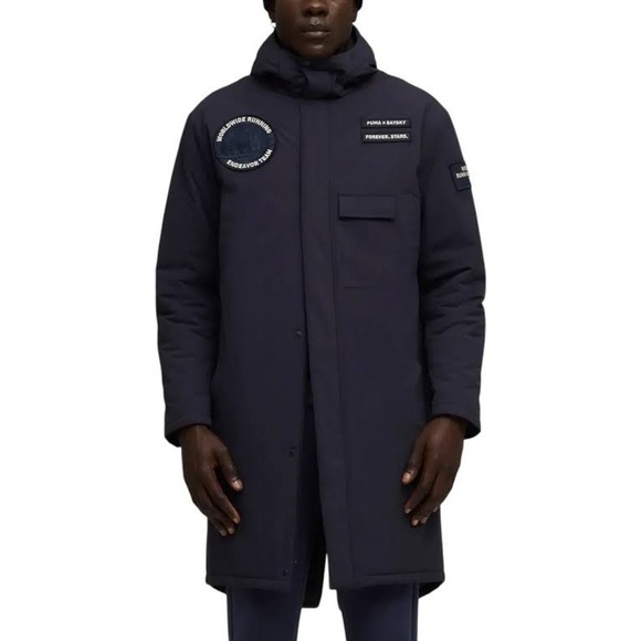 Puma Other - Mens Size L Puma x Saysky Endeavor Team Jacket Snap Inside Zip Navy 527836 16